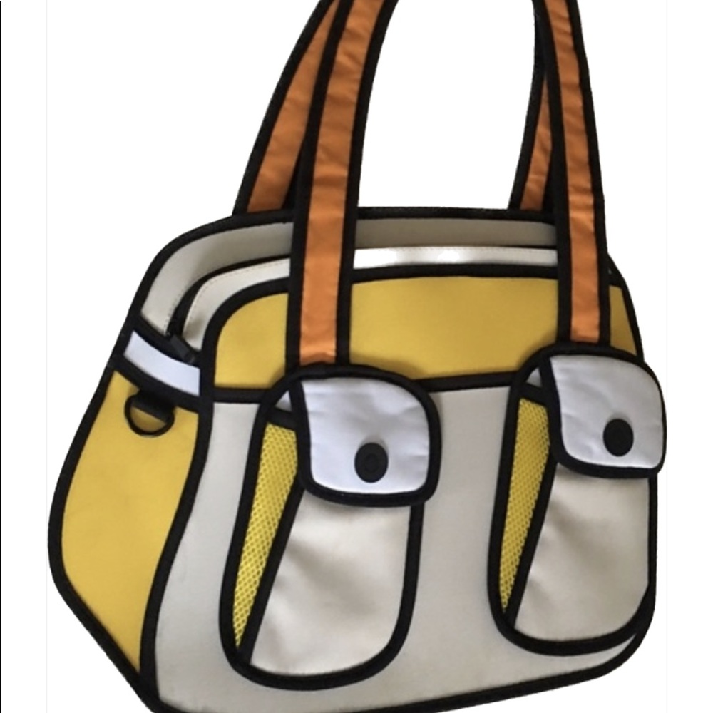 Bonjour Jump from Paper - Tote Bag Purse - Picture 2 of 8
